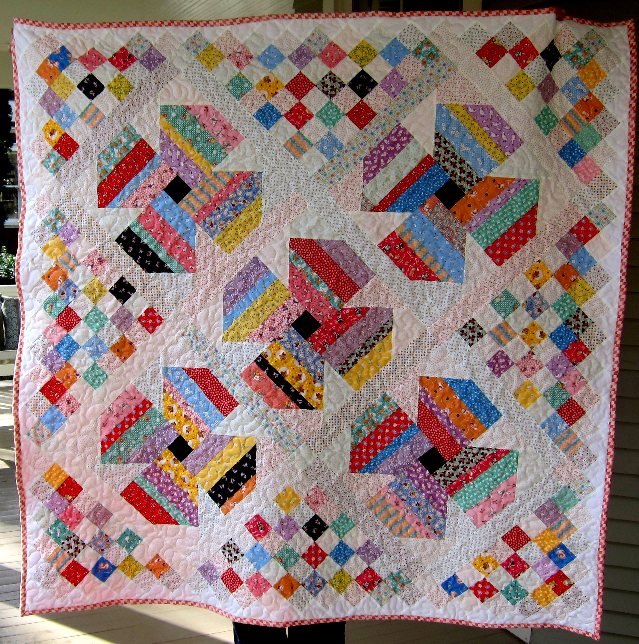 Free Scrap Quilt Pattern | - Free Printable Dutch Girl Quilt Pattern