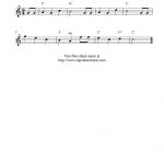 Free Sheet Music Scores: Happy Birthday To You, Free Flute Sheet   Free Printable Flute Sheet Music