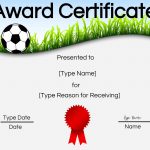 Free Soccer Certificate Maker | Edit Online And Print At Home   Free Soccer Award Certificates Printable