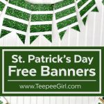 Free St. Patrick's Day Banner | Best Of Teepee Girl! | Free   Free Printable St Patrick&#039;s Day Banner