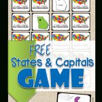 Free State Capitals Game | 123 Homeschool 4 Me   Free Printable Matching Cards