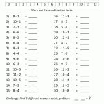 Free Subtraction Worksheets To 12   Free Printable Addition And Subtraction Worksheets