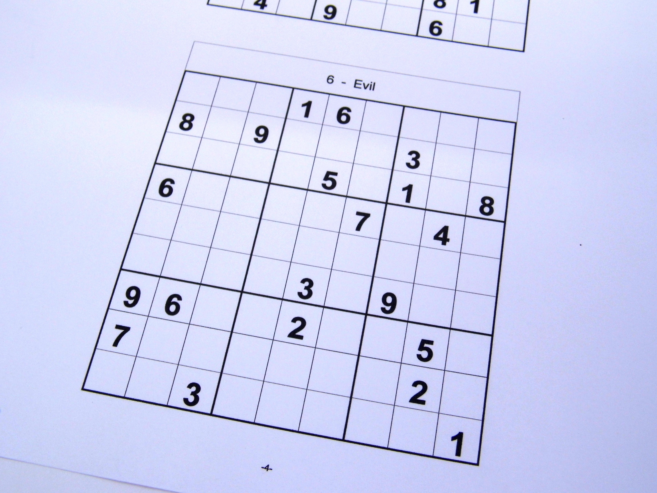 Free Sudoku Puzzles – Free Sudoku Puzzles From Easy To Evil Level - Download Printable Sudoku Puzzles Free