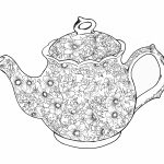 Free Teapot Coloring Book, Download Free Clip Art, Free Clip Art On   Free Printable Tea Cup Coloring Pages