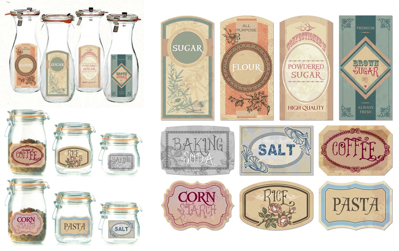 Free The Diva: Freebies - Free Printable Vintage Labels