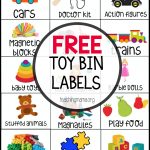 Free Toy Bin Labels   Free Printable Classroom Tray Labels