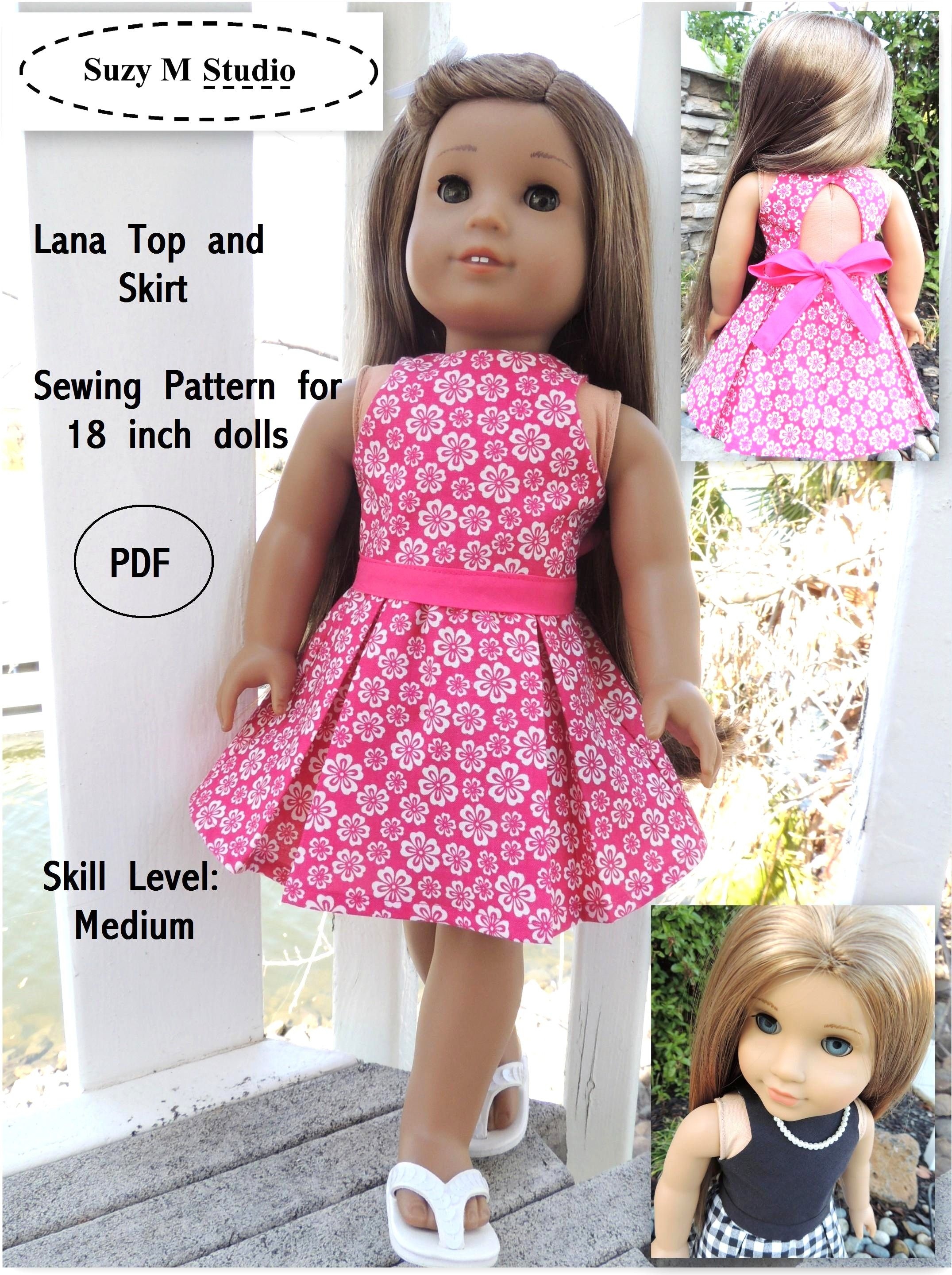 Free Tutorial Pdf | Suzymstudio … | Doll Clothes | Girl … - Free Printable Doll Clothes Patterns For 18 Inch Dolls