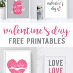 Free Valentine's Day Printables | Little Blonde Mom Blog   Free Printable Valentine's Day Decorations
