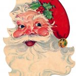 Free Vintage Clip Art   Santa, Santa, Santa!   The Graphics Fairy   Free Printable Vintage Christmas Clip Art