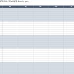 Free Work Schedule Templates For Word And Excel   Free Printable Blank Work Schedules