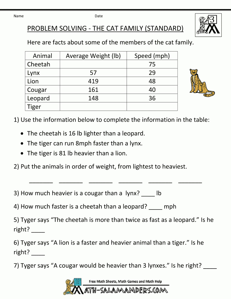 Free Worksheets From Math Salamanders | Third Grade Math | Math Word - Free Printable Division Word Problems Worksheets For Grade 3