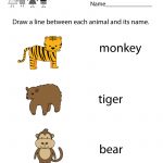 Free Zoo Animal Worksheet For Kindergarteners. This Would Be A Great   Free Printable Zoo Worksheets