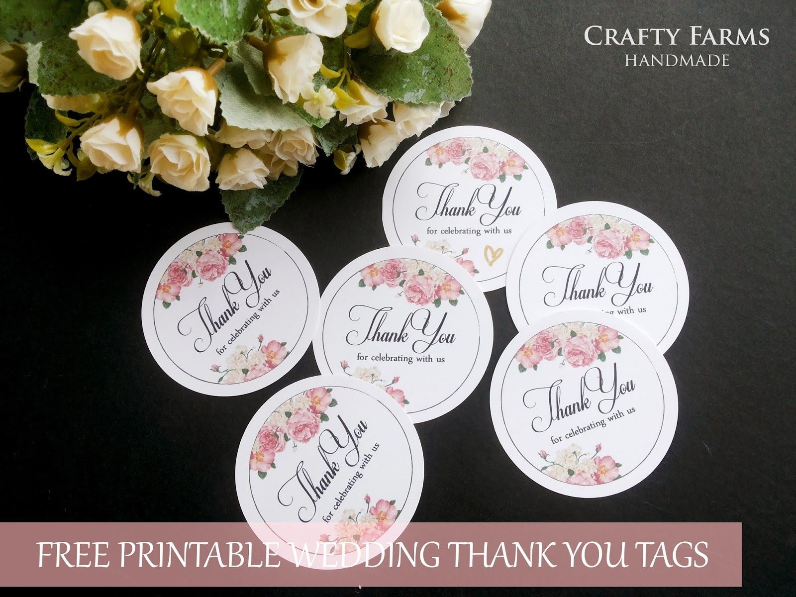 Free+Printable+Wedding+Thank+You+Tags | תג | Wedding Gift Tags - Free Printable Wedding Thank You Tags