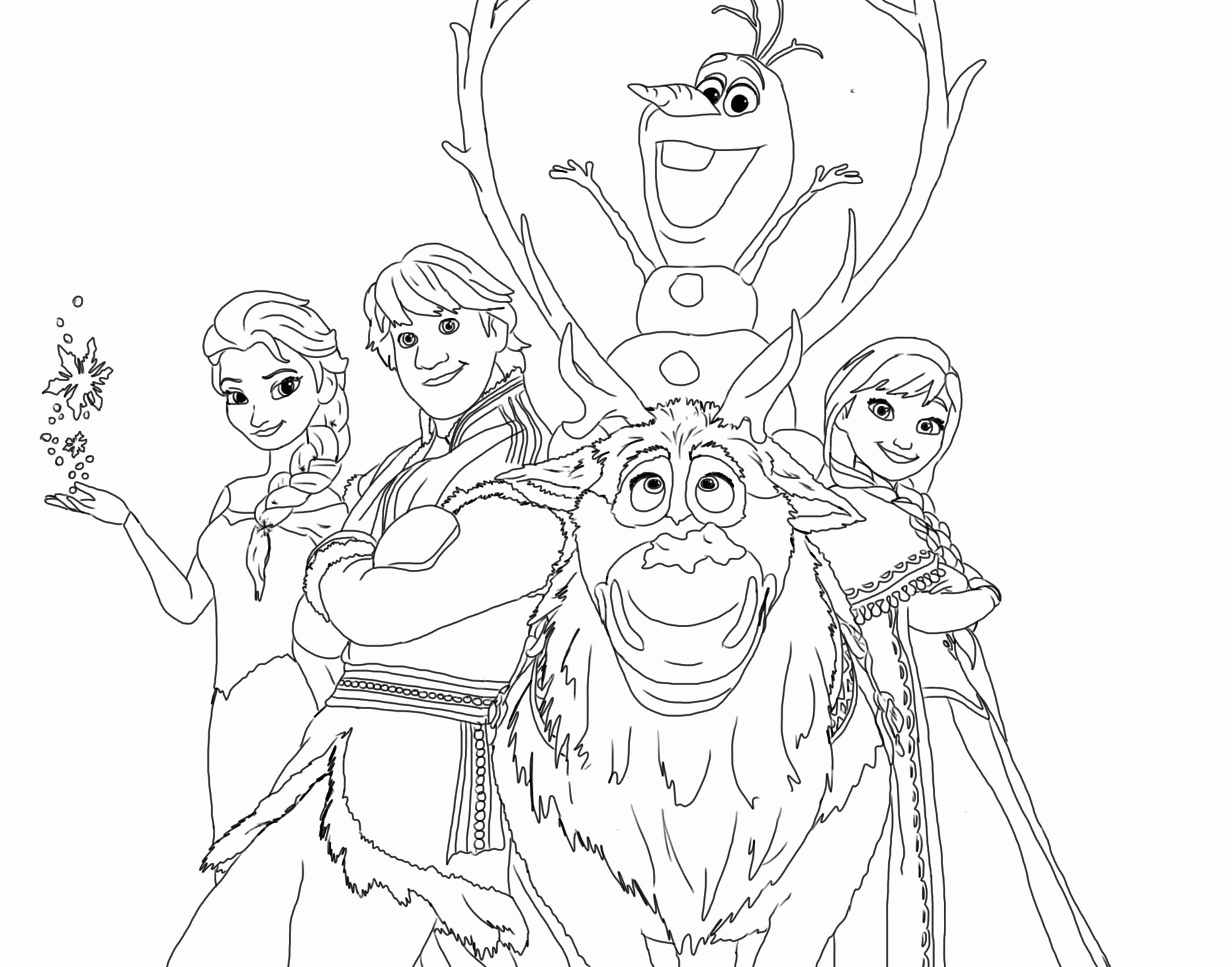 Frozen Coloring Pages Pdf - Coloring Home - Free Printable Frozen Coloring Pages