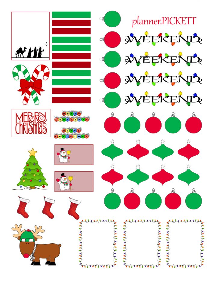 Free Printable Holiday Stickers