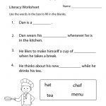 Fun Literacy Worksheet Printable | English Ws | Literacy Worksheets   Free Printable Literacy Worksheets For Adults