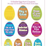 Fun Things To Put In Your Egg Hunt! Easter Egg Fillers (Free   Free Printable Easter Stuff