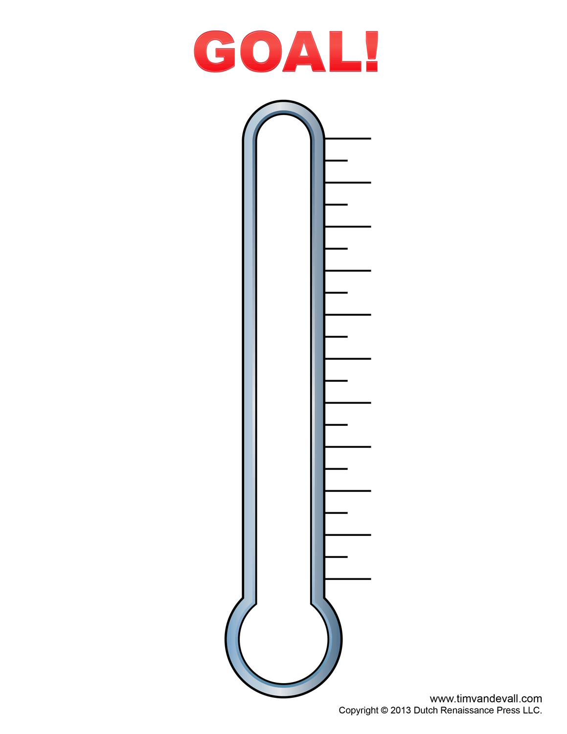 Fundraising Thermometer Template | For J | Goal Thermometer - Free Printable Thermometer Goal Chart