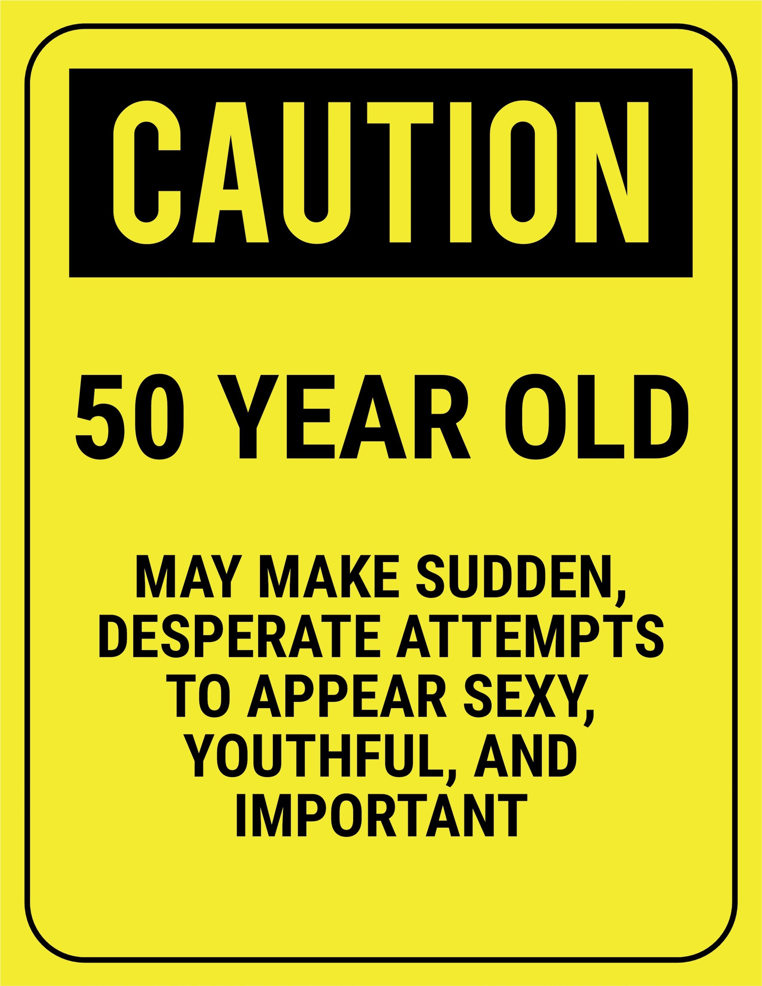 Funny Things For 50th Birthday