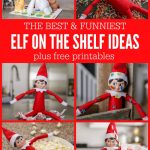 Funny Elf On The Shelf Ideas + Free Printables | Lil' Luna   Elf On The Shelf Free Printable Ideas