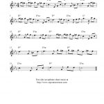 Fur Elise, Free Alto Saxophone Sheet Music Notes   Free Printable Piano Sheet Music Fur Elise