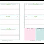 Getting Ready For Back To School   Student Planner Printables   Free Printable School Agenda Templates