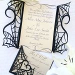 Gothic Halloween Wedding Party Invitation Set On Etsy   Would Make   Free Printable Halloween Wedding Invitations