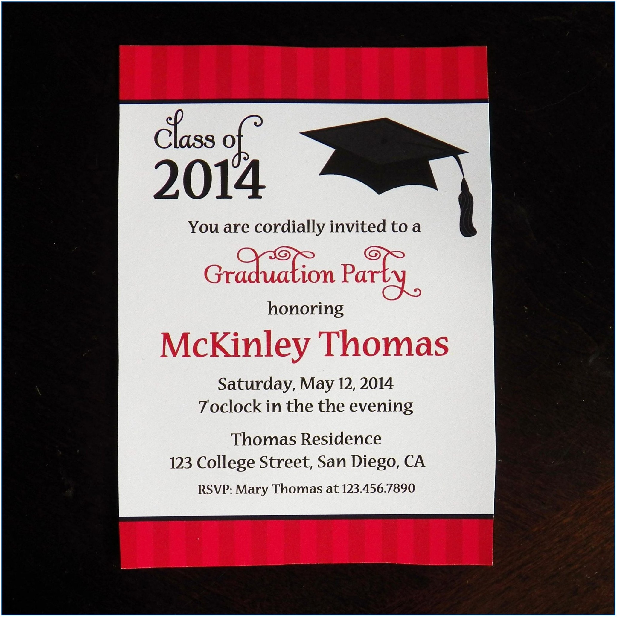 Graduation Party Invitation Templates Powerpoint - Template : Resume - Free Printable Graduation Party Invitations 2014