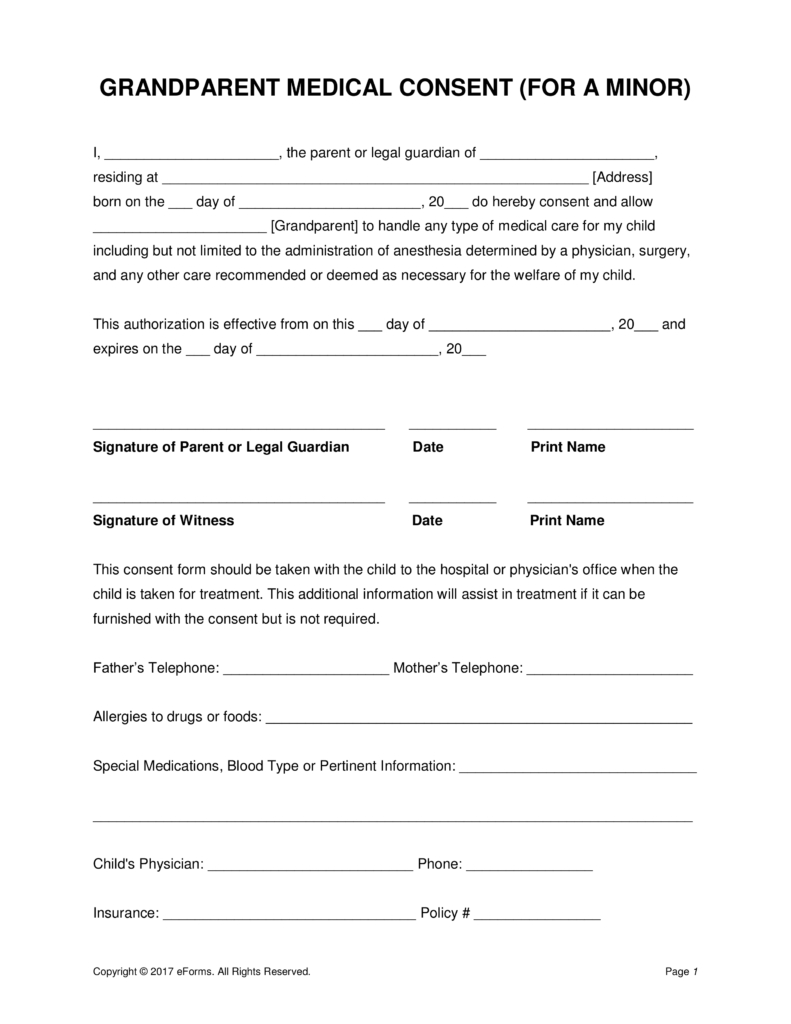 Free Printable Child Guardianship Forms Free Printable A To Z