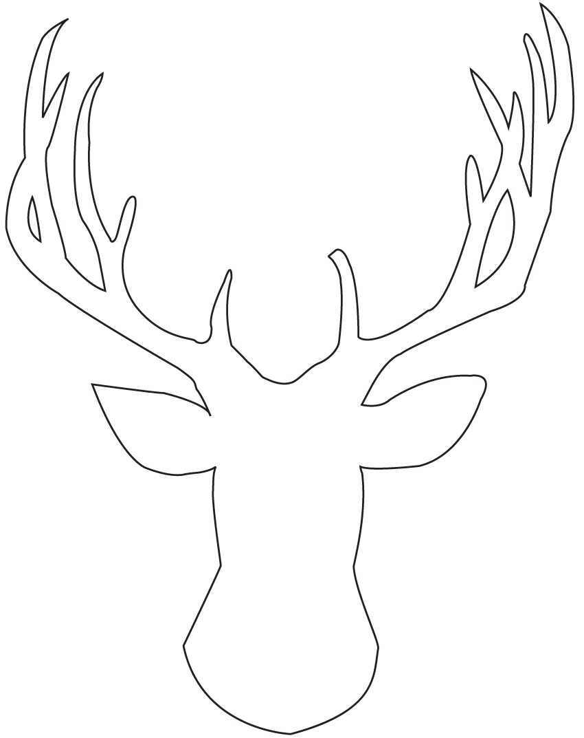Great Template For Reindeer Antlers Pictures. Template Reindeer - Reindeer Antlers Template Free Printable