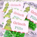 Grinch Candy Bag With Free Printable Treat Bagtoppers | Grinch Stole   Grinch Pills Free Printable