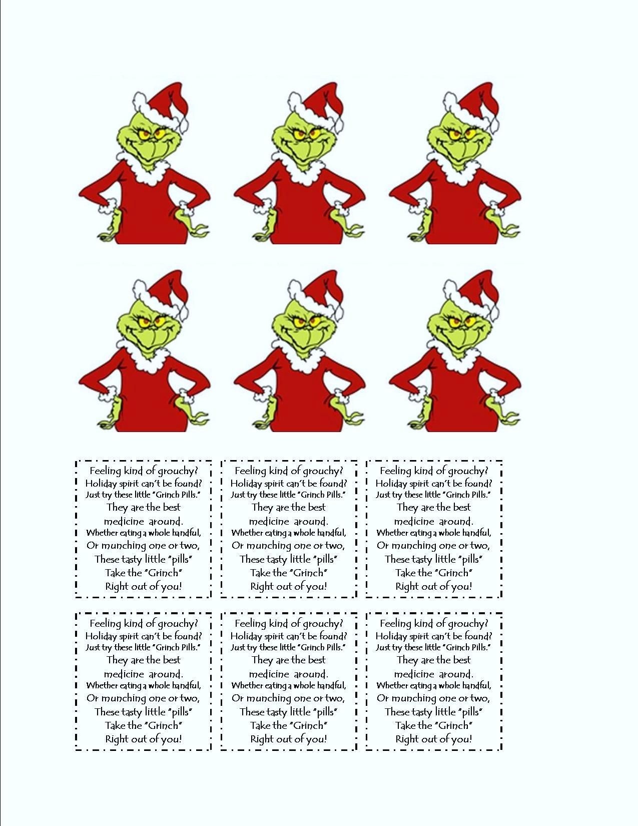 Grinch Tic Tac Labels | 2012 Christmas In A Hotel | Grinch Christmas - Grinch Pills Free Printable