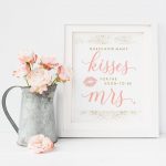 Guess How Many Kisses For The Soon To Be Mrs. Printable Game   How Many Kisses Game Free Printable