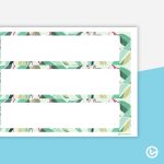 Gum Leaves   Tray Labels Teaching Resource | Teach Starter   Free Printable Classroom Tray Labels
