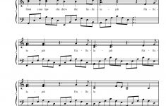 Hallelujah+Sheet+Music | Free Hallelujah-Jeff Buckley Piano Sheet – Hallelujah Piano Sheet Music Free Printable
