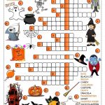Halloween   Crossword Worksheet   Free Esl Printable Worksheets Made   Free Printable French Halloween Worksheets
