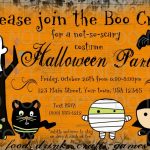 Halloween Party Invitation Templates Free   Tutlin.psstech.co   Free Printable Halloween Birthday Party Invitations