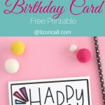 Hand Lettered Free Printable Birthday Card | Lettering | Free   Free Printable Birthday Cards For Your Best Friend