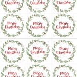 Hand Painted Gift Tags Free Printable | Christmas | Christmas Gift   Free Printable Gift Tags Personalized