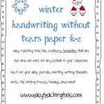 Handwriting Without Tears   Easy Teaching Tools   Handwriting Without Tears Worksheets Free Printable