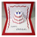 Happy Birthday Cake   Pop Up Card Tutorial   Youtube   Free Printable Birthday Pop Up Card Templates