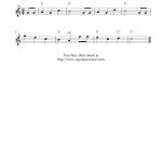 Happy Birthday To You, Free Flute Sheet Music Notes   Free Printable Flute Music