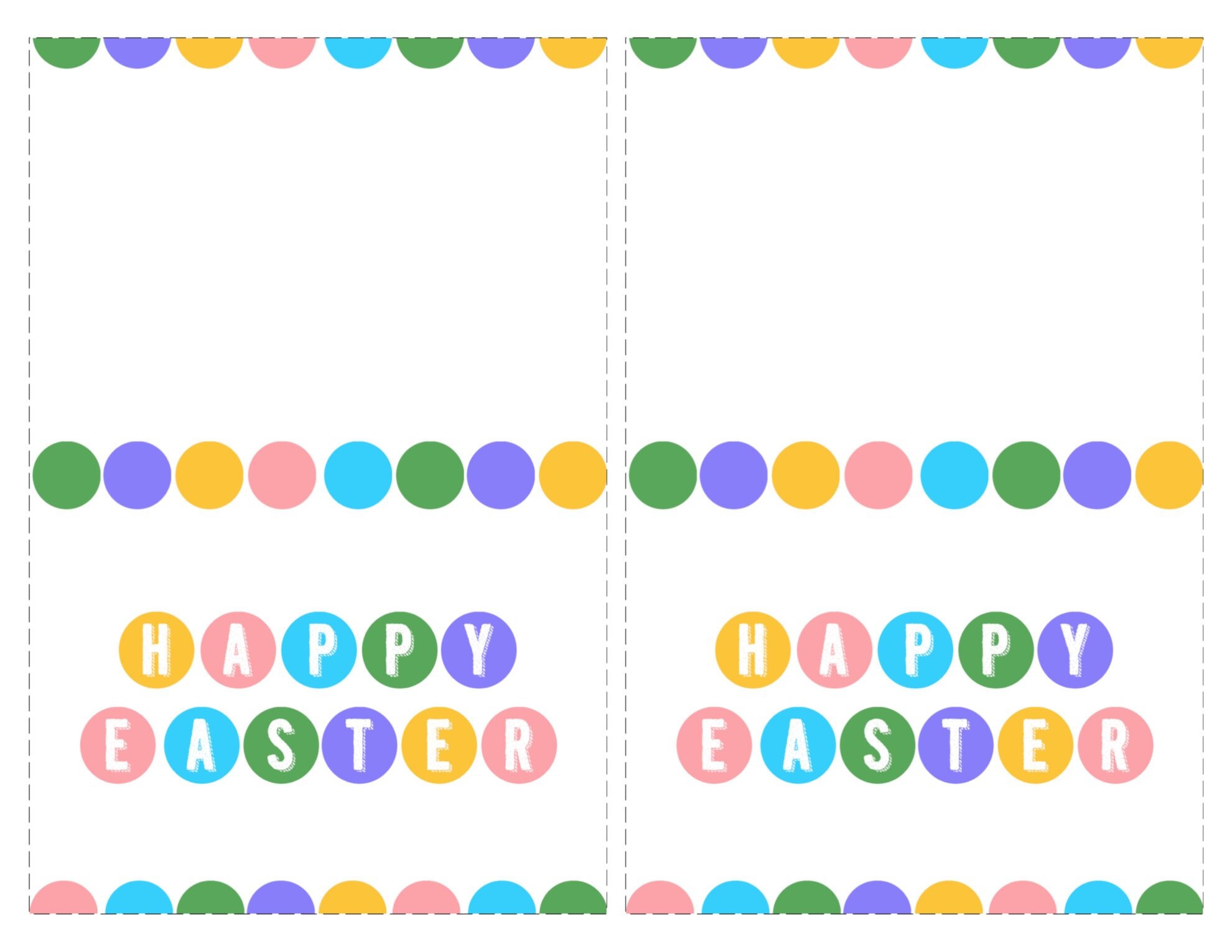 Happy Easter Cards Printable - Free - Paper Trail Design - Free Printable Easter Cards