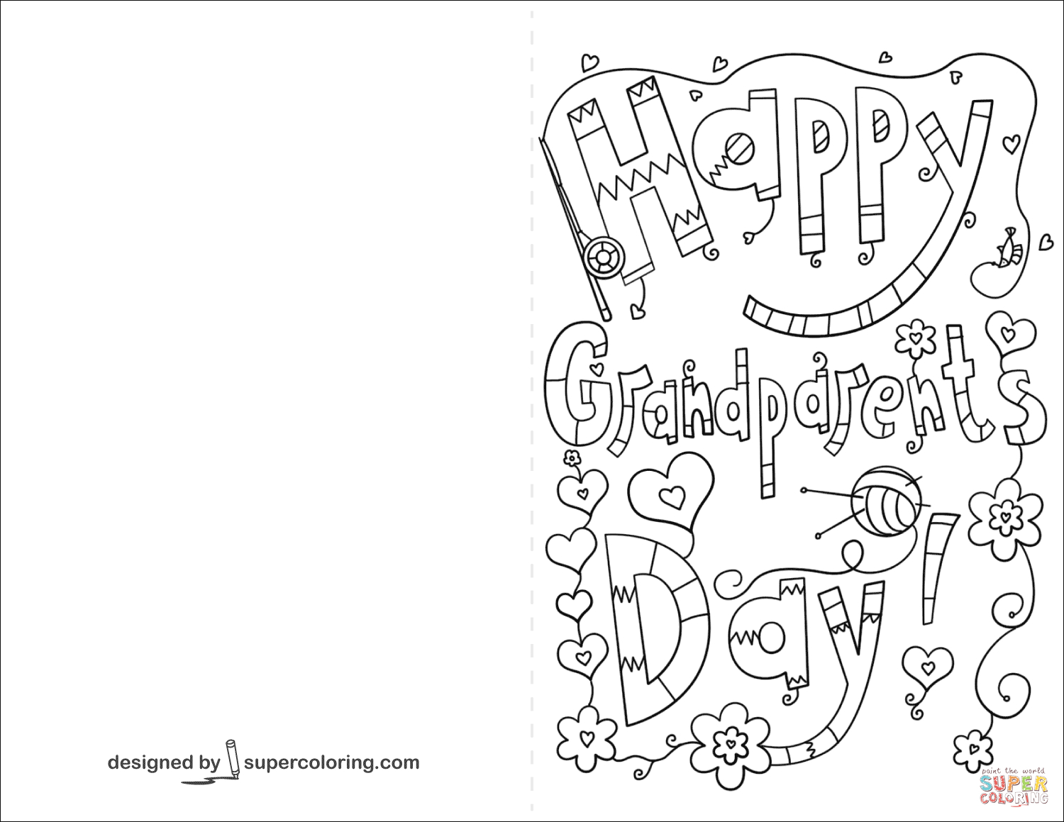 Grandparents Day Cards Printable Free Free Printable A To Z