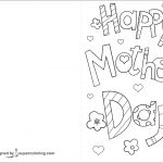 Happy Mother's Day Card Coloring Page | Free Printable Coloring Pages   Free Printable Mothers Day Cards To Color
