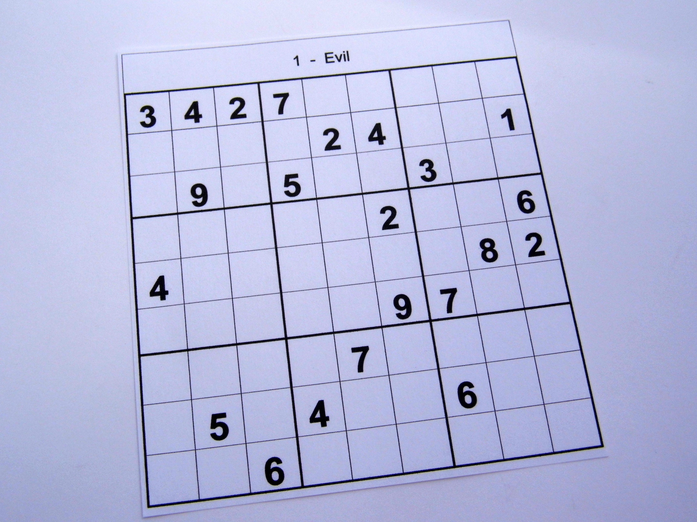 Hard Printable Sudoku Puzzles 2 Per Page – Book 1 – Free Sudoku Puzzles - Free Printable Sudoku Books