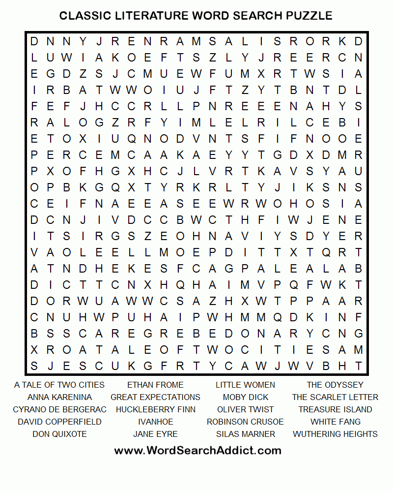 Hard Printable Word Searches For Adults | Word Search Printable - Free Printable Word Searches For Adults