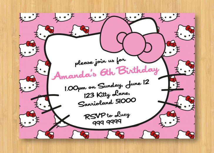 Hello Kitty Free Printable Invitations For Birthday