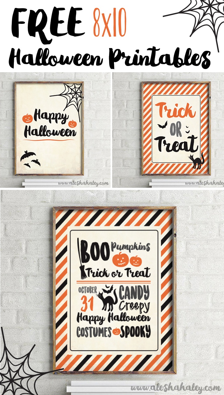 Home Decor Halloween Printables - The Scrap Shoppe - Free Printable Halloween Party Decorations