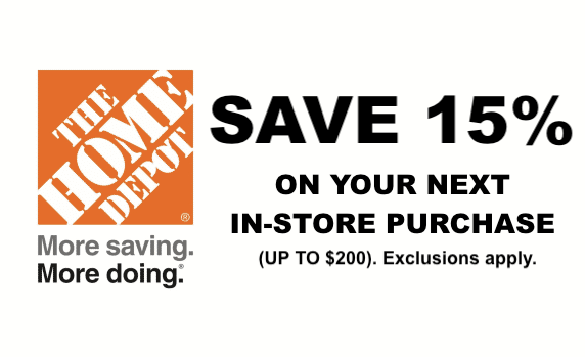 Home Depot 15% Off Printable Coupon Delivered Instantly To Your - Free Printable Home Depot Coupons